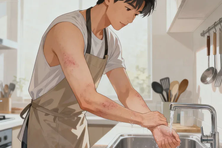 男性手臂上起湿疹能治愈吗(图3)