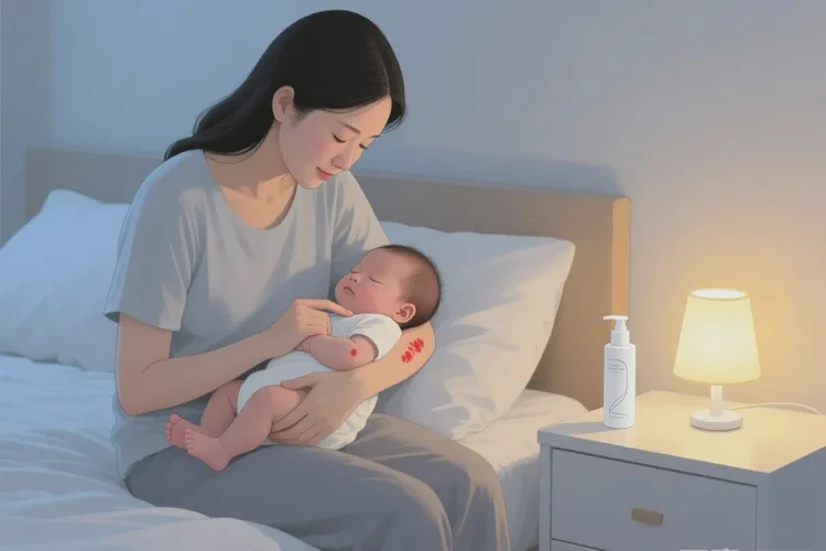 新生儿全身偶尔起湿疹能治愈吗(图1)