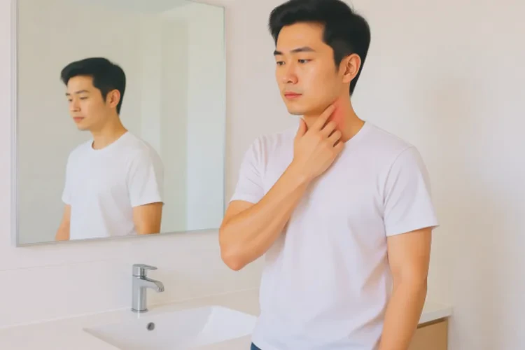 男生脖子上起湿疹能治愈吗(图1)