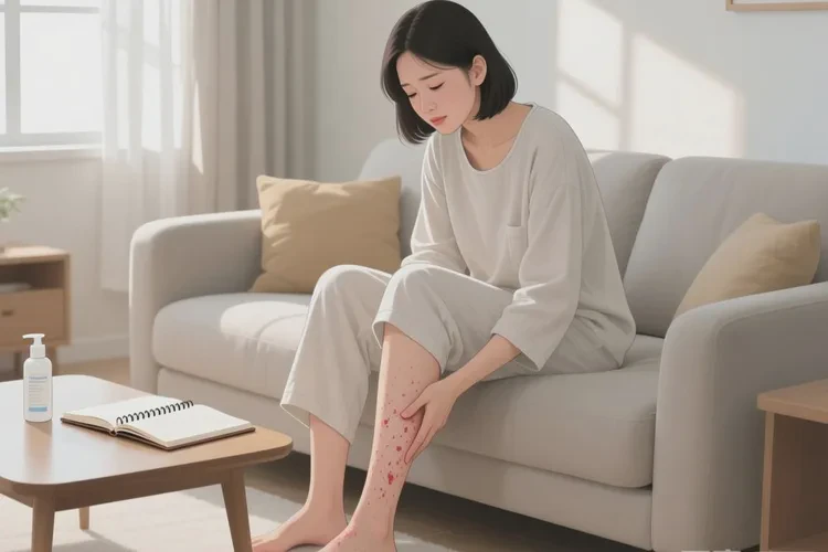 女生小腿容易长湿疹能治愈吗(图3)