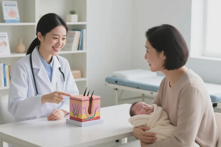 小儿肚子起湿疹能治愈吗(图2)