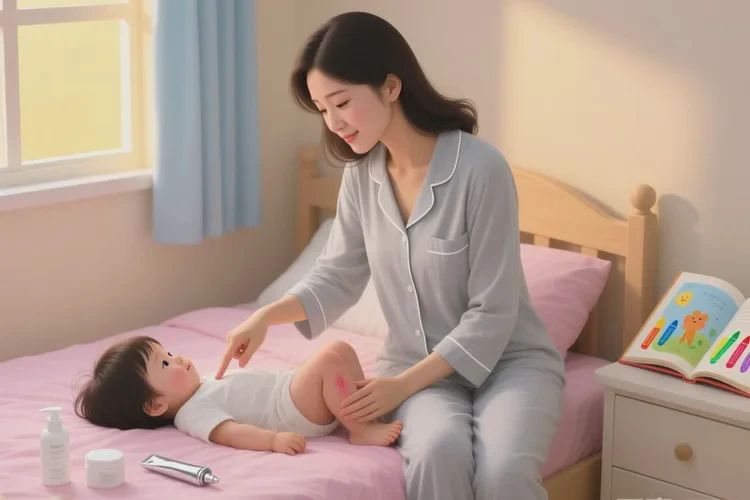 小学生大腿经常起湿疹能治愈吗(图1)