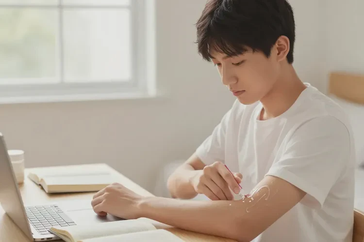 中学生手臂上出现湿疹能治愈吗(图3)