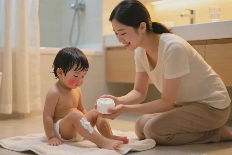 小孩脸上出湿疹能不能治愈(图1)