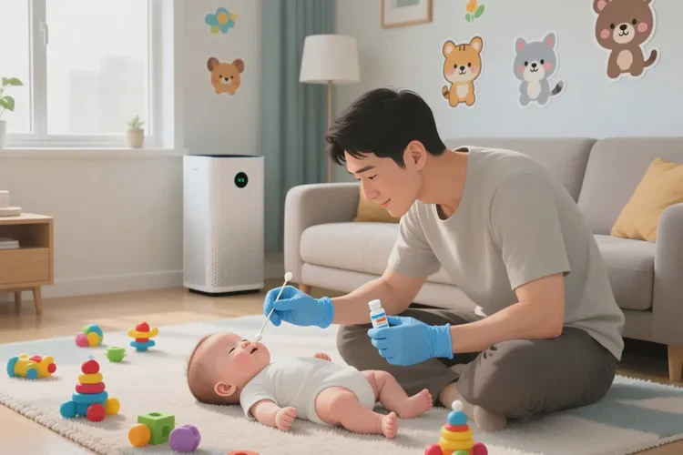 宝宝面部容易长湿疹能不能治愈(图3)