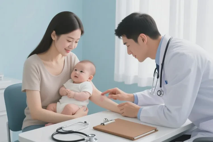 幼儿手臂出湿疹能治愈吗(图1)