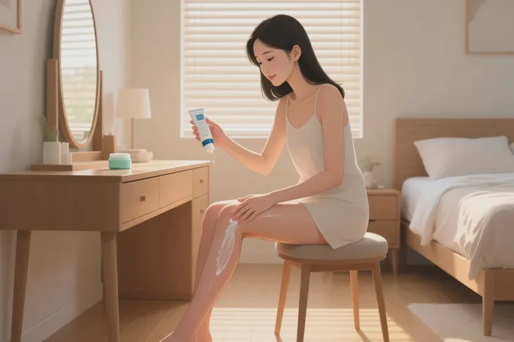 女人大腿有湿疹能治愈吗(图1)