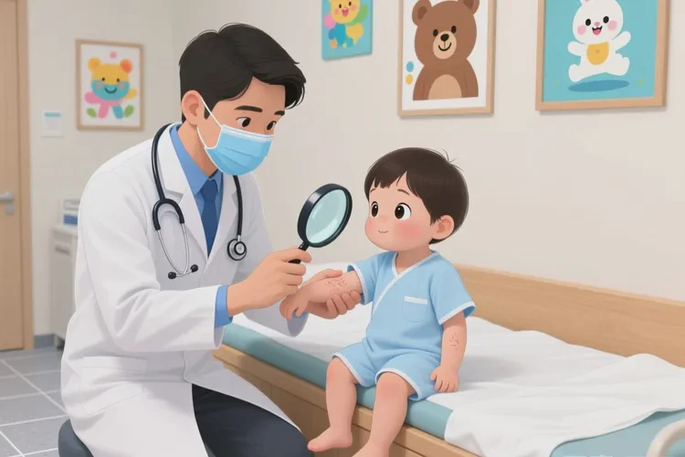 小儿手臂上出湿疹能治愈吗(图2)