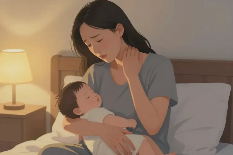 哺乳期妈妈脖子上起湿疹能治愈吗(图1)