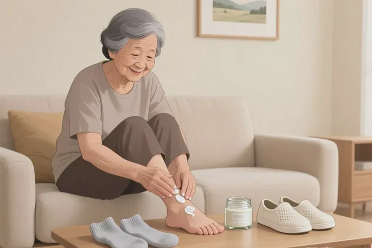 老年人脚上经常起湿疹能治愈吗(图1)