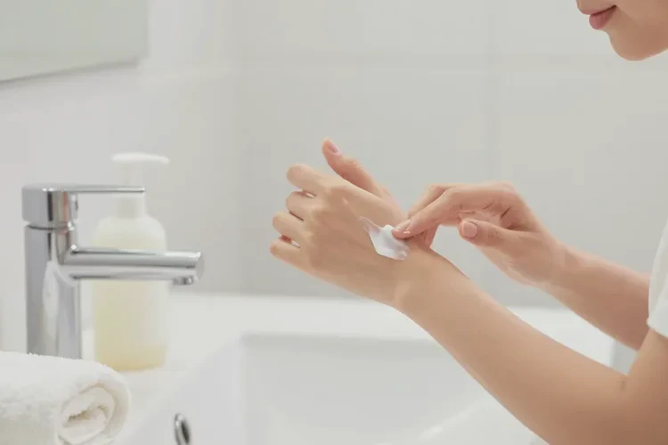 女生手臂上有湿疹可以治愈吗(图3)