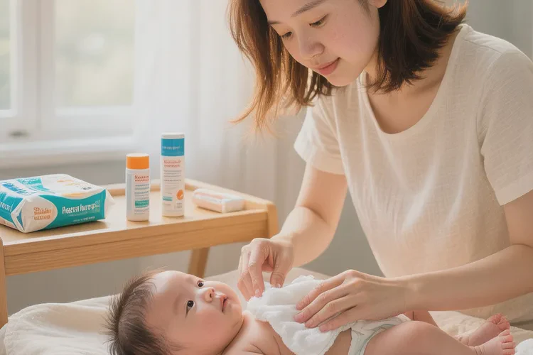 新生儿屁股有湿疹能治愈吗(图1)