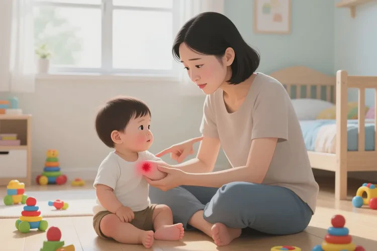 幼儿手臂上长湿疹能治愈吗(图1)