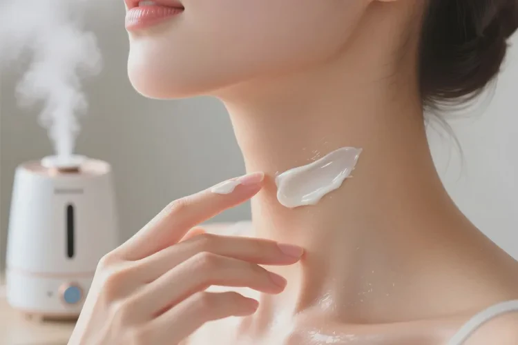 女生脖子上起湿疹能治愈吗(图2)