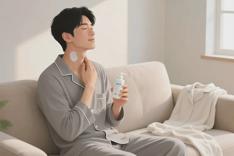 男人脖子上偶尔长湿疹能治愈吗(图2)