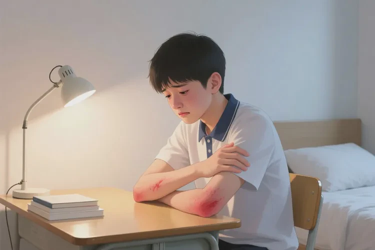 中学生四肢容易长湿疹能治愈吗(图1)