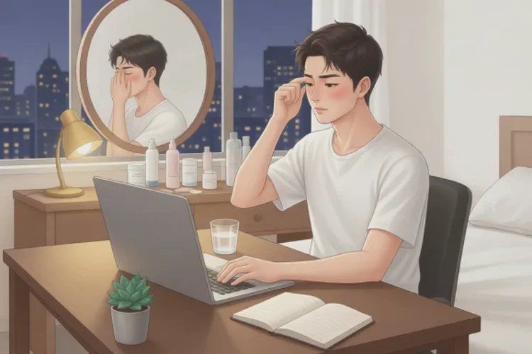 青年人面部长湿疹能治愈吗(图2)