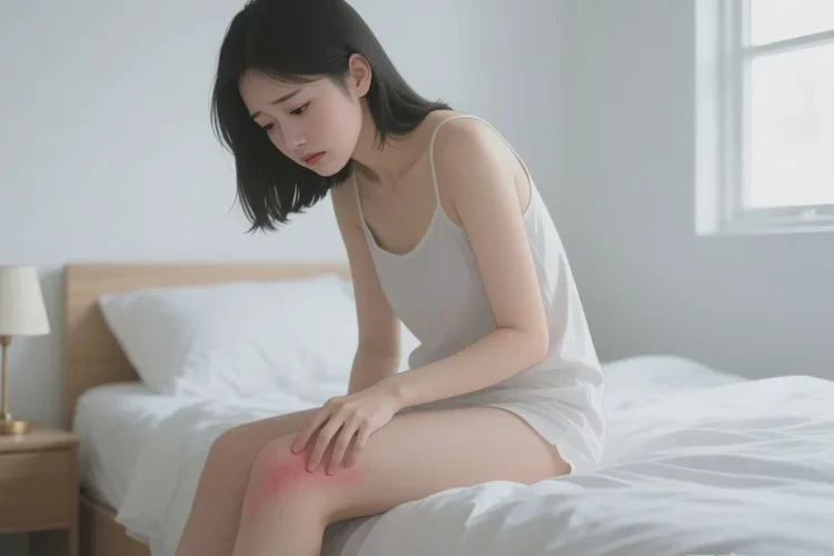 女人大腿上偶尔长湿疹能治愈吗(图1)
