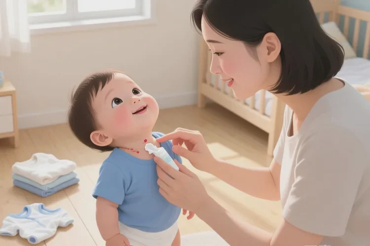 小孩脖子上经常起湿疹能不能治愈(图1)