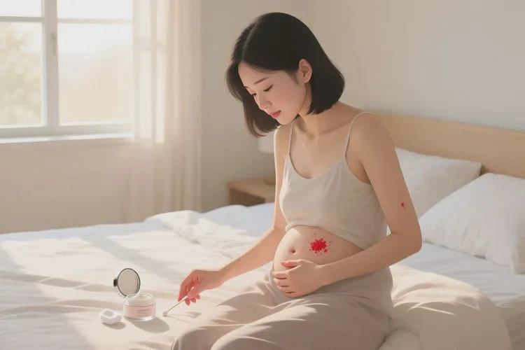 哺乳期妈妈肚子上起湿疹能治愈吗(图1)