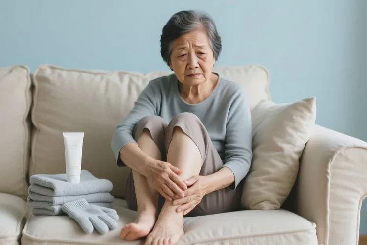 老年人小腿有湿疹能治愈吗(图1)