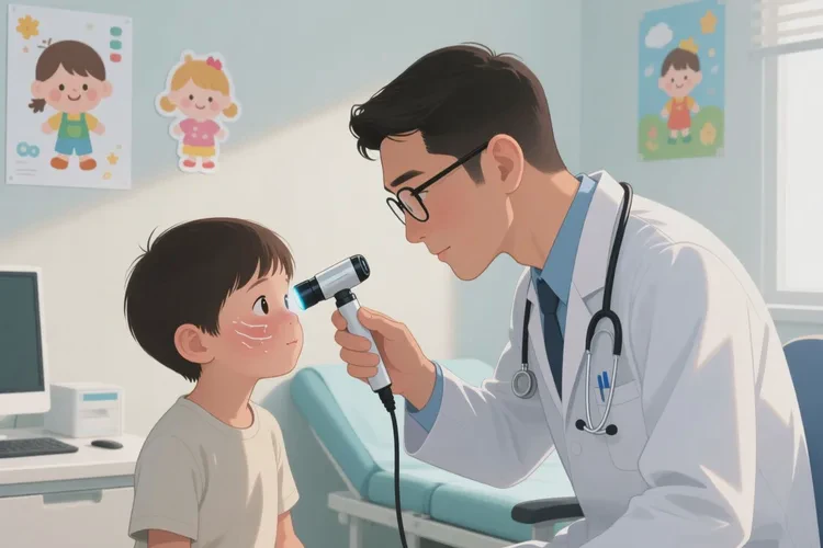 小学生脸上有湿疹能治愈吗(图2)