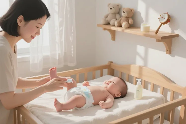 新生儿大腿上出现湿疹能治愈吗(图1)