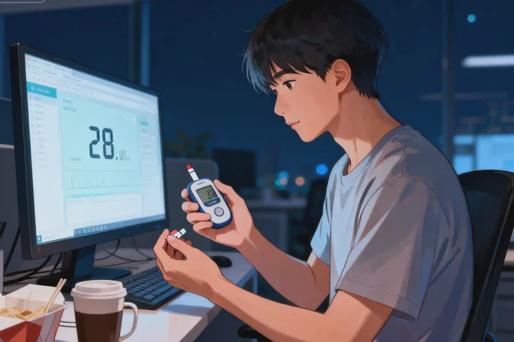 28岁晚上血糖4点3是怎么回事(图1)