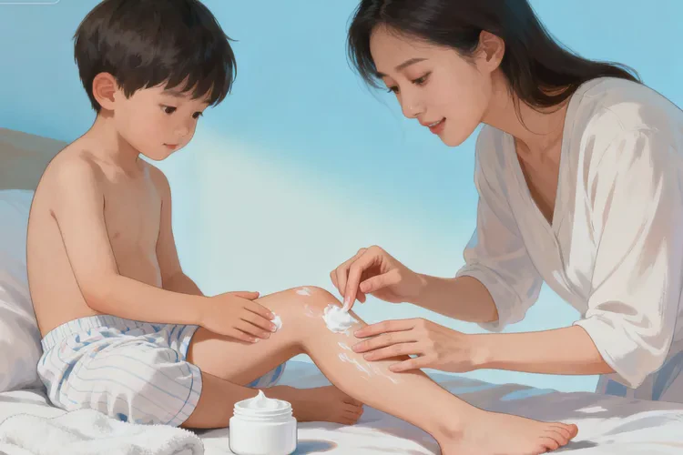 小学生大腿上出现湿疹能治愈吗(图1)