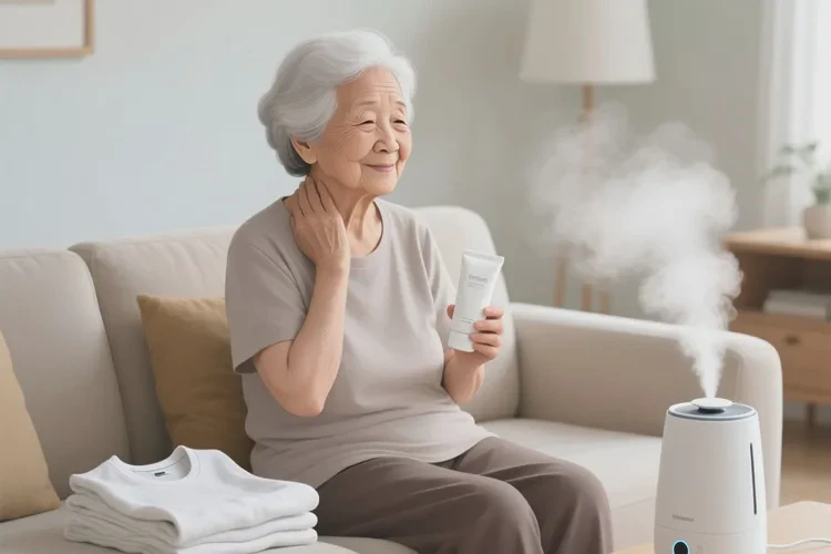 高龄老人脖子上经常长湿疹能治愈吗(图1)