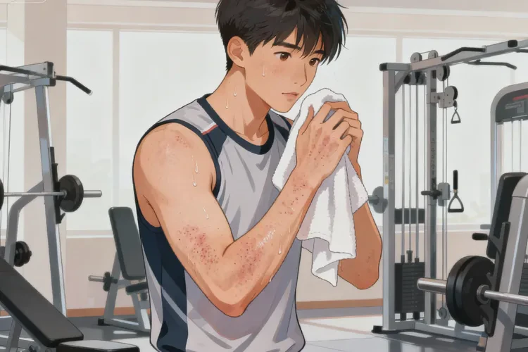 男性手臂上起湿疹能治愈吗(图2)