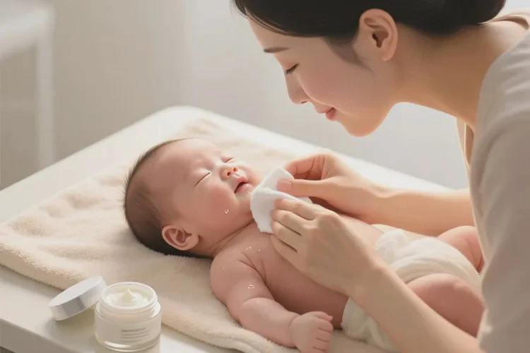 婴儿脖子有湿疹能不能治愈(图1)