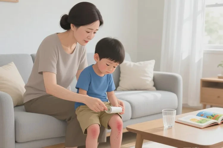 小学生小腿经常长湿疹能治愈吗(图1)