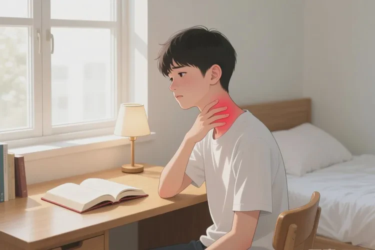 青少年脖子偶尔长湿疹能治愈吗(图1)