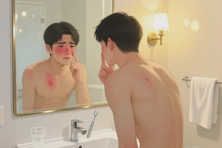 男人脸上容易起湿疹能治愈吗(图1)