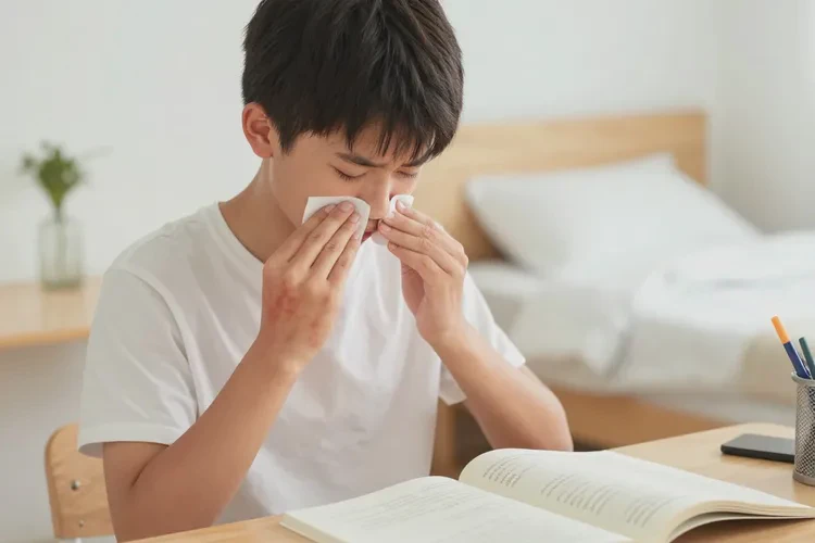 中学生手上偶尔长湿疹能治愈吗(图1)