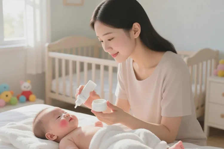 婴儿脸上容易长湿疹能不能治愈(图1)