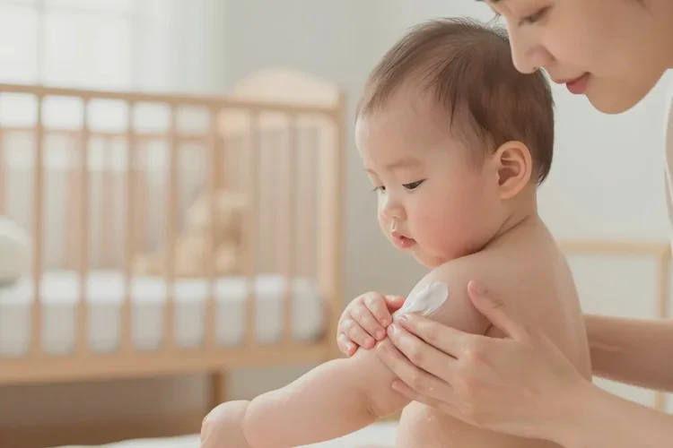 宝宝手臂长湿疹能不能治愈(图1)