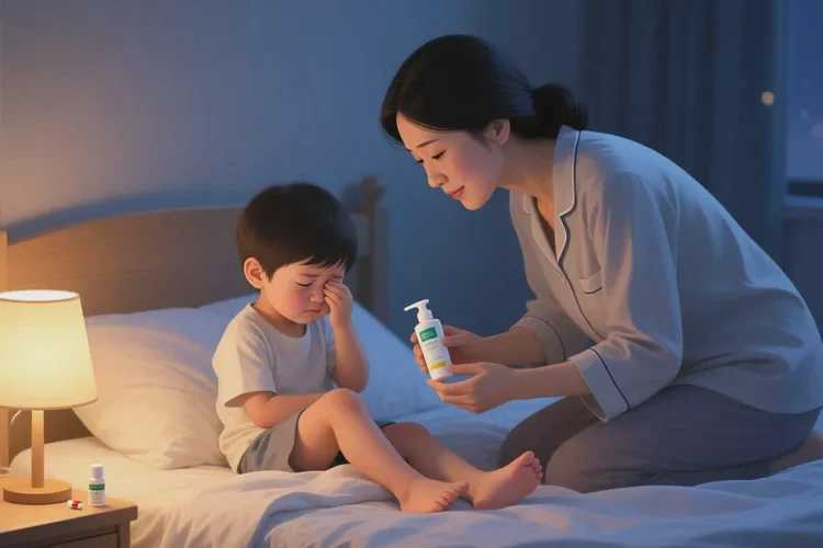 小孩小腿上经常长湿疹能不能治愈(图1)