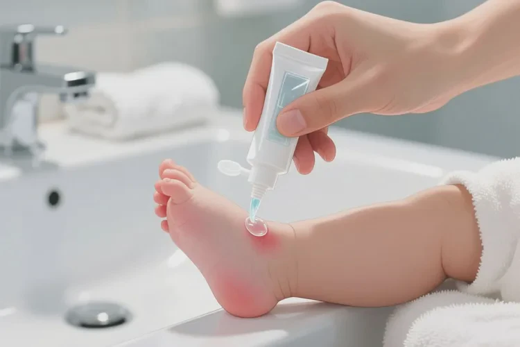 宝宝脚上有湿疹能不能治愈(图2)