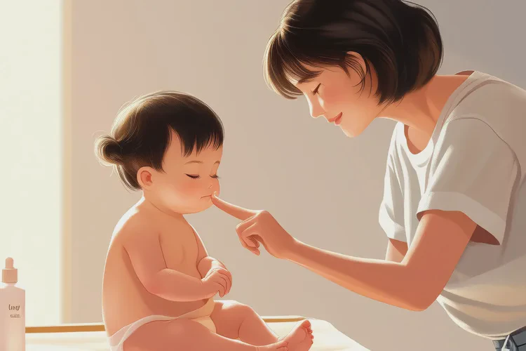 婴幼儿脖子上容易长湿疹能不能治愈(图1)