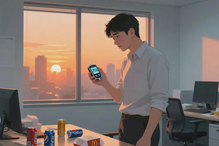 28岁下午血糖25.6是怎么回事(图2)