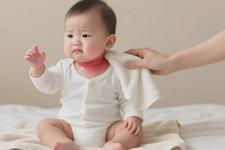 新生儿脖子出湿疹可以治愈吗(图3)