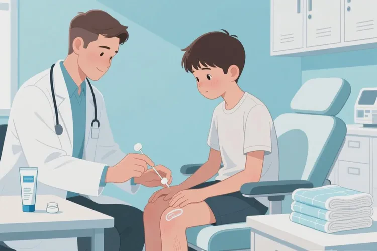 青少年大腿上偶尔长湿疹能治愈吗(图4)