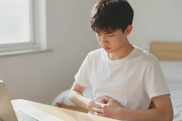 青少年肚子上偶尔起湿疹能治愈吗(图1)