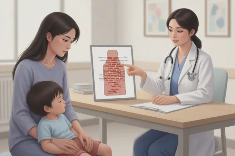 小孩手臂上长湿疹能不能治愈(图2)