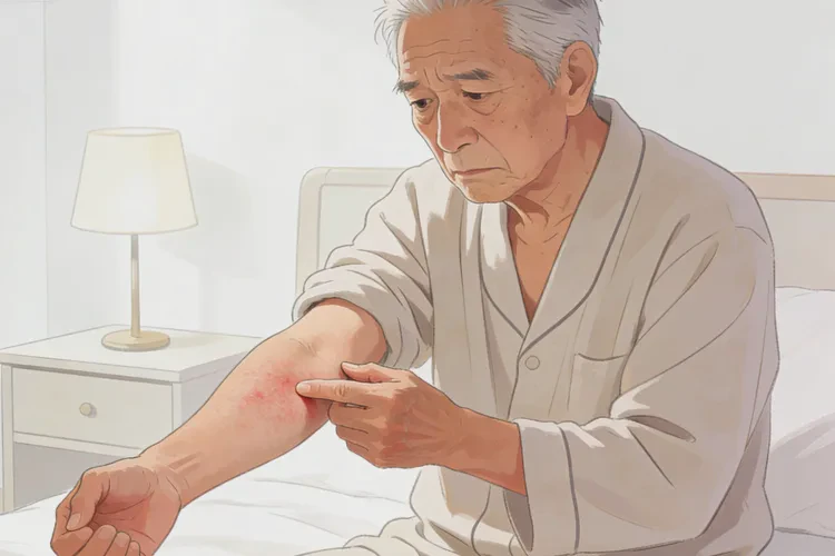 老年人手臂经常起湿疹能治愈吗(图2)