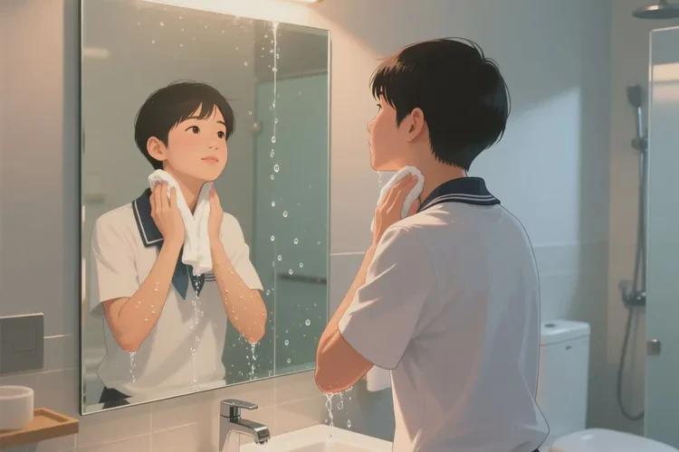 中学生脖子偶尔长湿疹能治愈吗(图1)