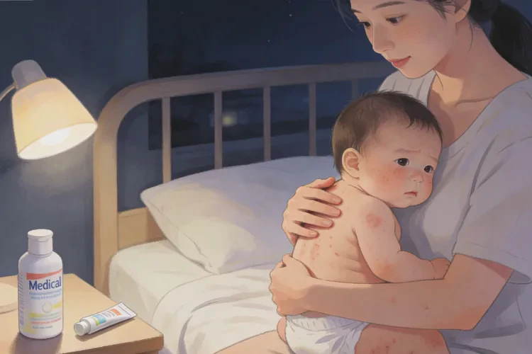 婴儿全身经常起湿疹能不能治愈(图1)