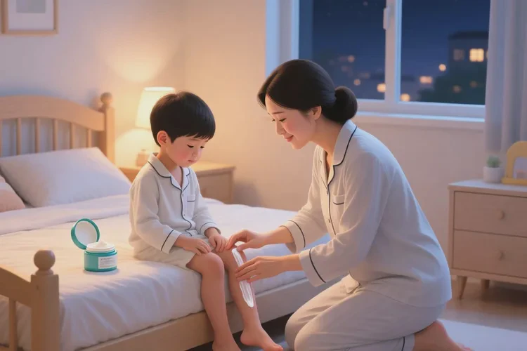 小孩小腿上容易起湿疹能不能治愈(图1)